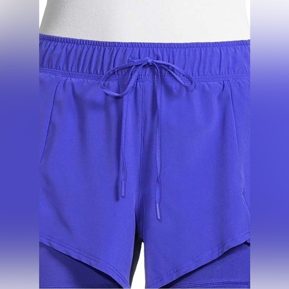 Avia Women's Plus Size Blue Running Short With Built-in Bike Liner Size XXXL-22 - Picture 5 of 9